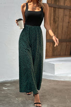Load image into Gallery viewer, Two-Tone Square Neck Wide Leg Jumpsuit

