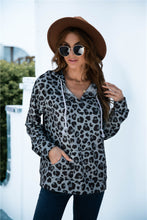 Load image into Gallery viewer, Full Size Printed Quarter-Snap Drop Shoulder Hoodie
