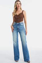 Load image into Gallery viewer, BAYEAS Full Size Ultra High-Waist Gradient Bootcut Jeans
