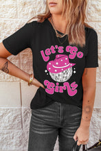 Load image into Gallery viewer, LET&#39;S GO GIRLS Graphic Tee Shirt
