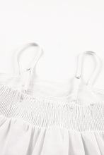 Load image into Gallery viewer, Smocked Adjustable Strap Denim Cami Top
