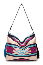 Load image into Gallery viewer, Geometric Canvas Tote Bag
