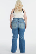 Load image into Gallery viewer, BAYEAS Full Size Ultra High-Waist Gradient Bootcut Jeans
