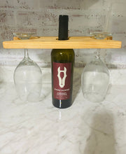 Load image into Gallery viewer, Handmade Wine/Wine Glass Holder
