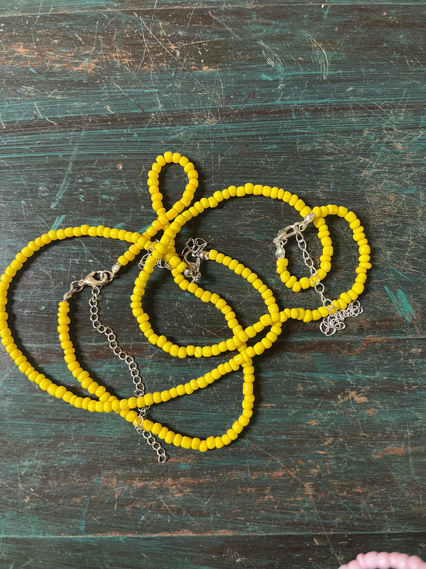 Beaded Choker Necklaces Multiple Colors Available