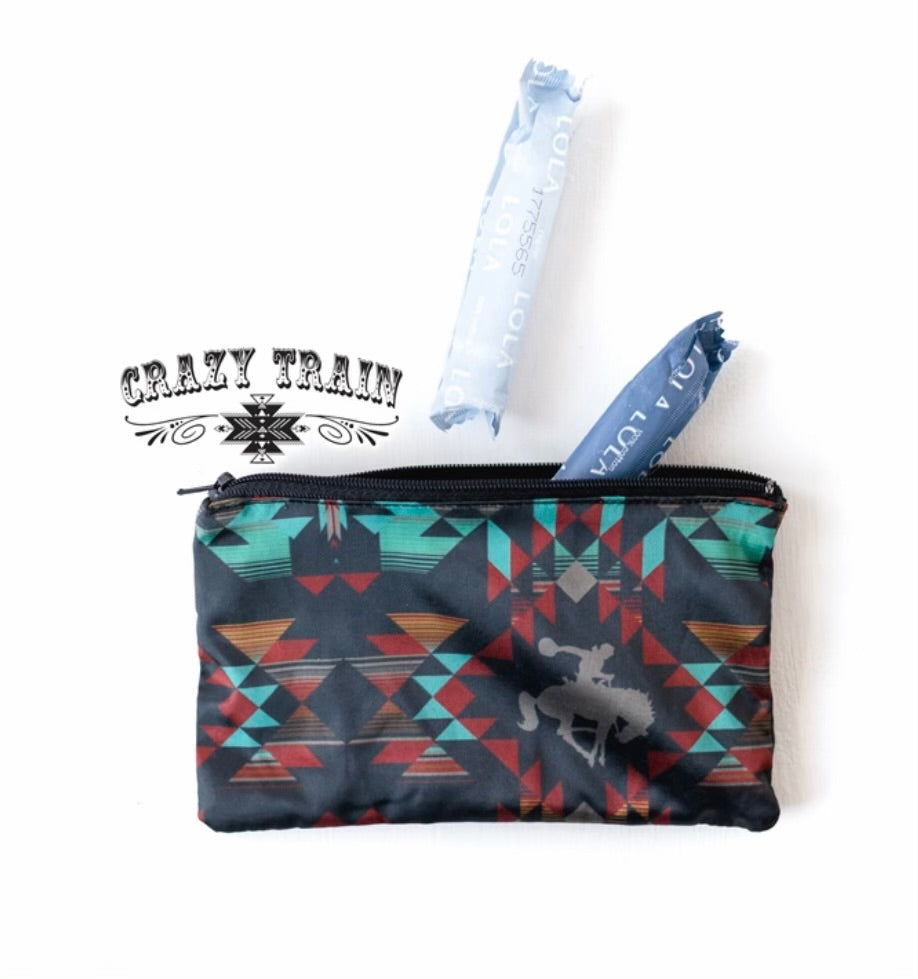 Bucking Horse Serape Coin Purse