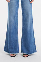 Load image into Gallery viewer, BAYEAS Full Size High Waist Button-Fly Raw Hem Wide Leg Jeans
