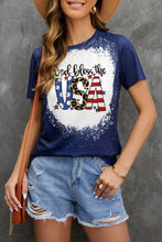 Load image into Gallery viewer, GOD BLESS THE USA Printed Tee Shirt
