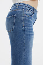 Load image into Gallery viewer, BAYEAS Full Size High Waist Button-Fly Raw Hem Wide Leg Jeans
