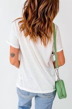 Load image into Gallery viewer, LOADS OF LUCK Graphic Round Neck Tee
