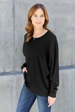 Load image into Gallery viewer, Double Take Full Size Round Neck Long Sleeve T-Shirt

