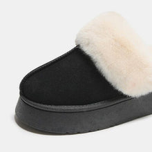 Load image into Gallery viewer, Center-Seam Furry Chunky Platform Slippers
