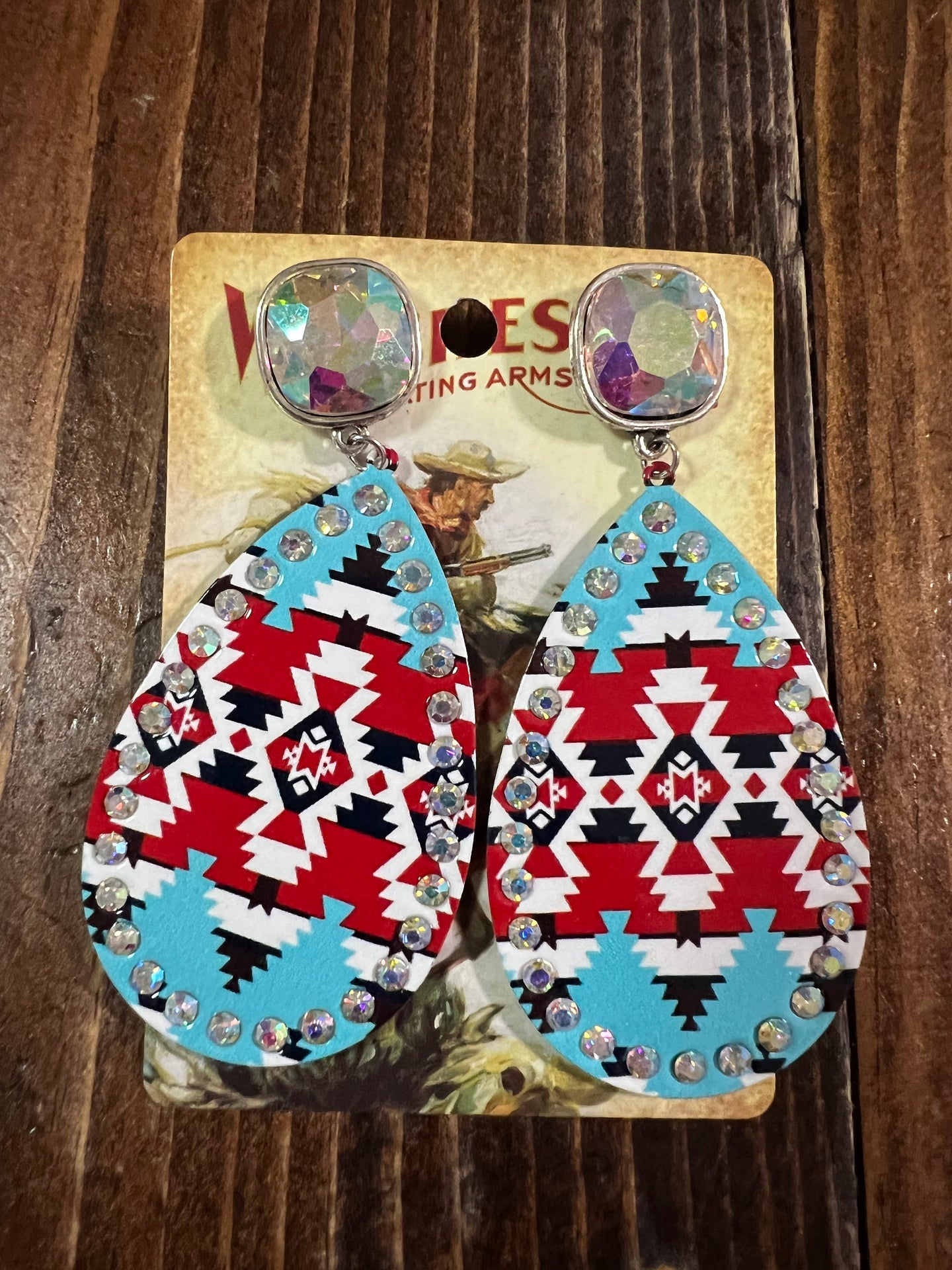 Wolfback Ridge Crystal Earrings