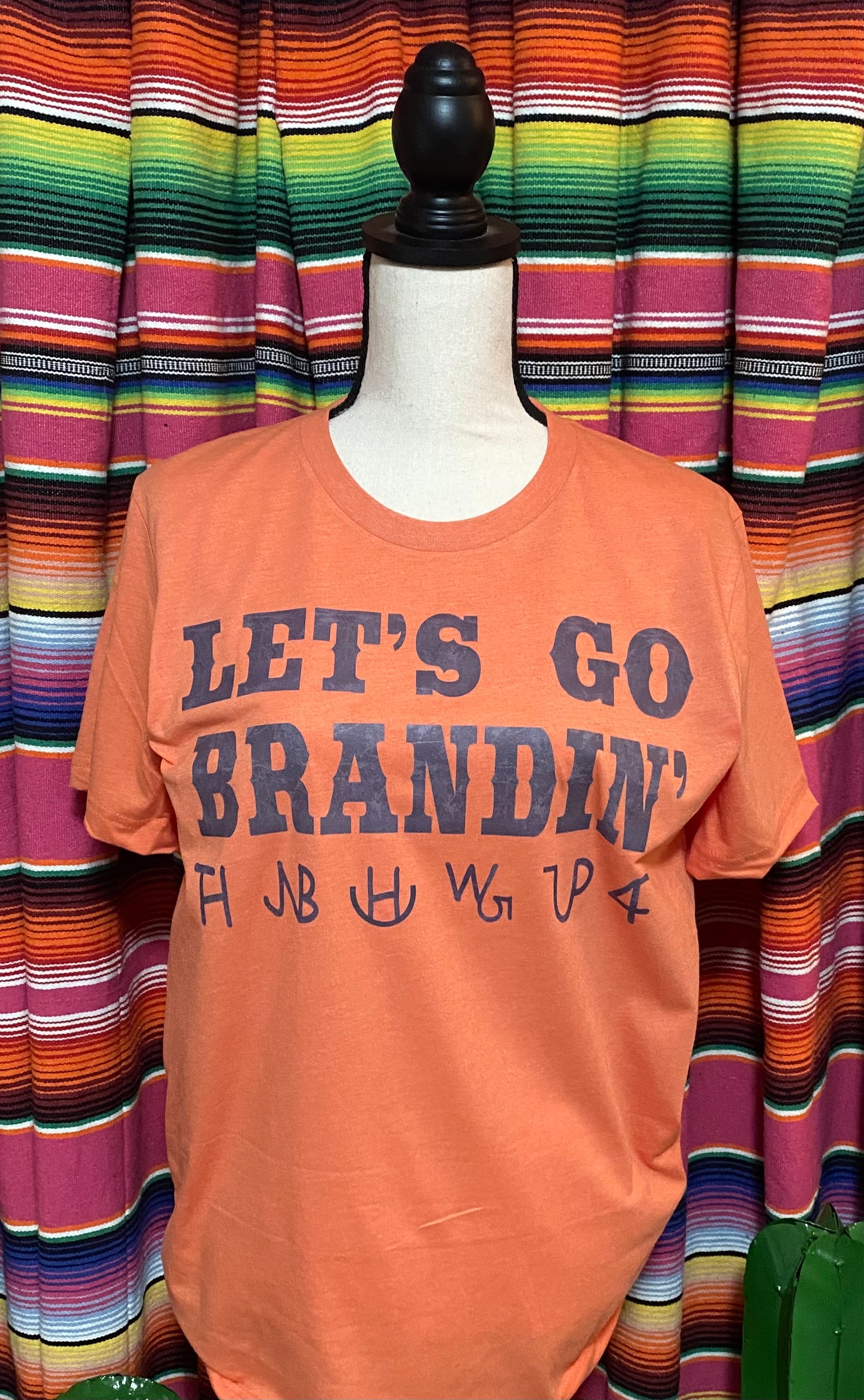 Let’s Go Brandin’ Distressed Shirt